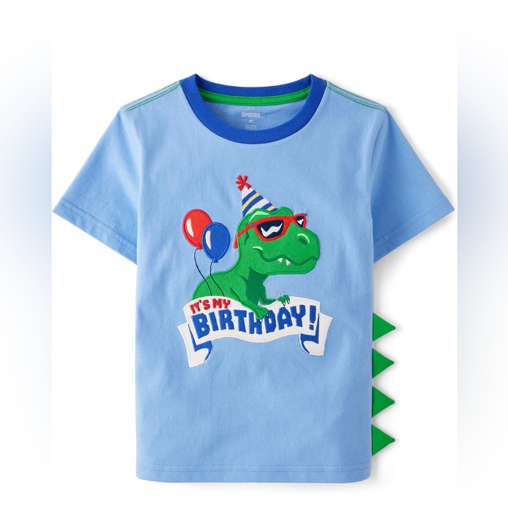 Gymboree Boys' and Toddler All Holidays Short Sleeve Embroidered Tops Size 12